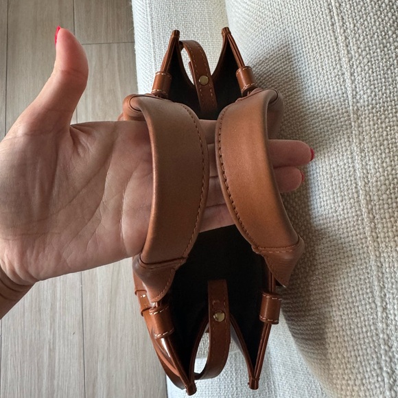 Chloe Woody Tote in Caramel Leather - Picture 9 of 11